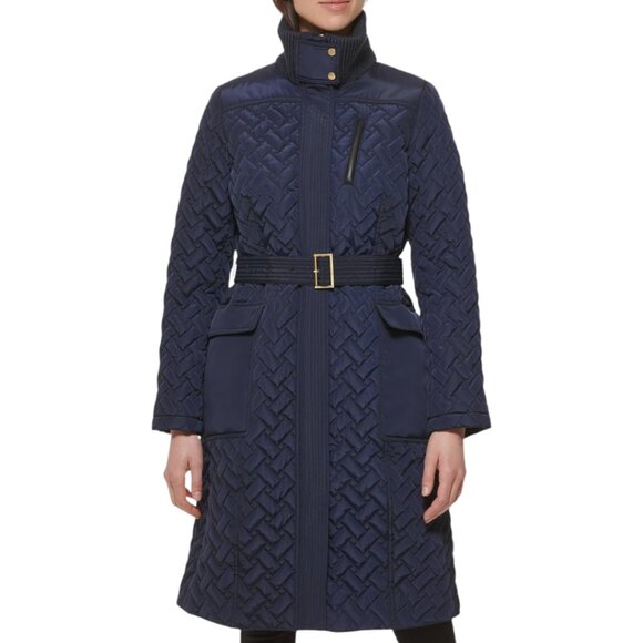 NWT Cole Haan Women's Signature Belted Jacket Small - Picture 2 of 6